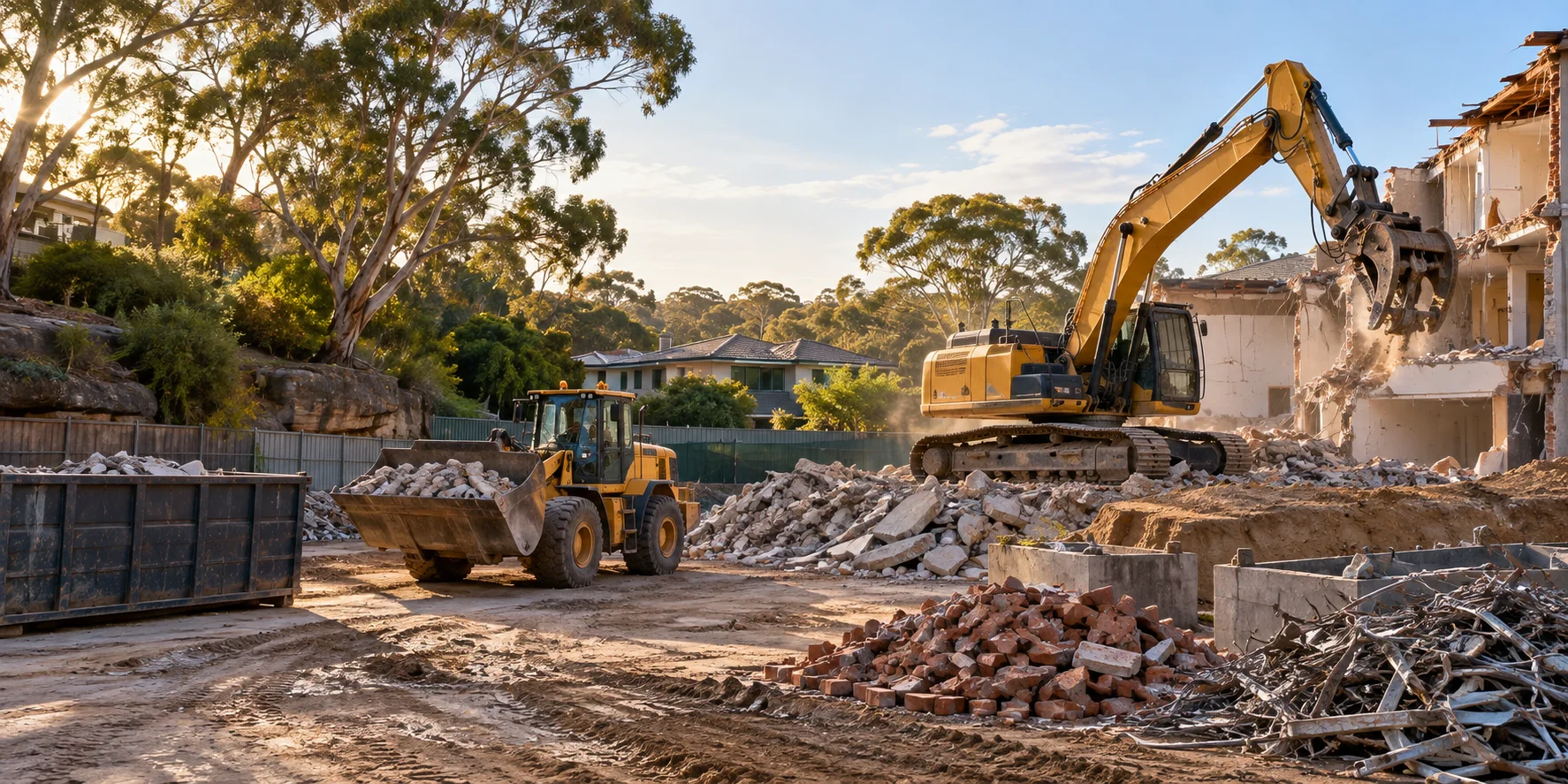 AI-generated illustration for Sutherland Shire Demolition Services, inspired by Sutherland Shire, NSW