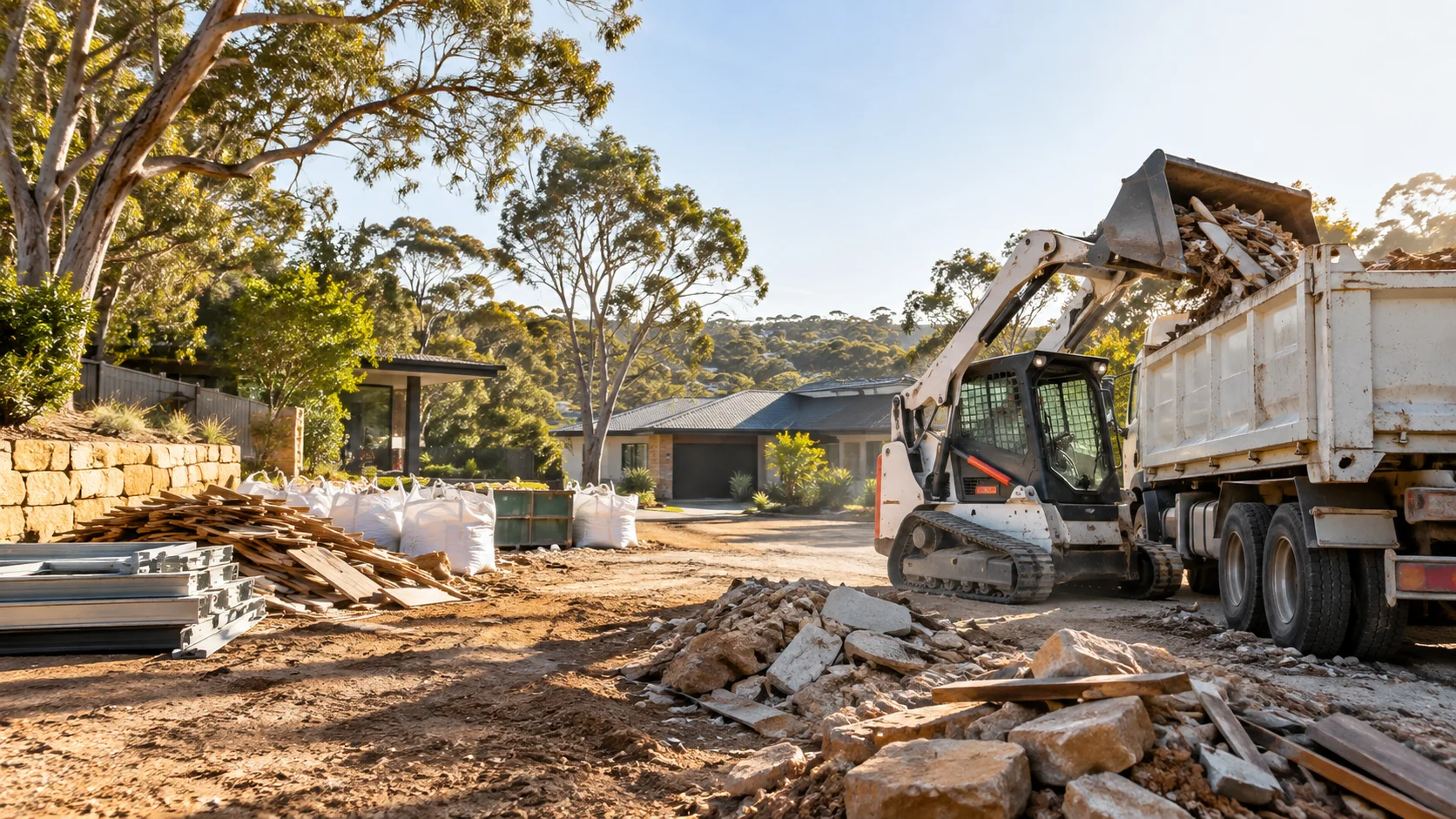 Illustration of site cleans works