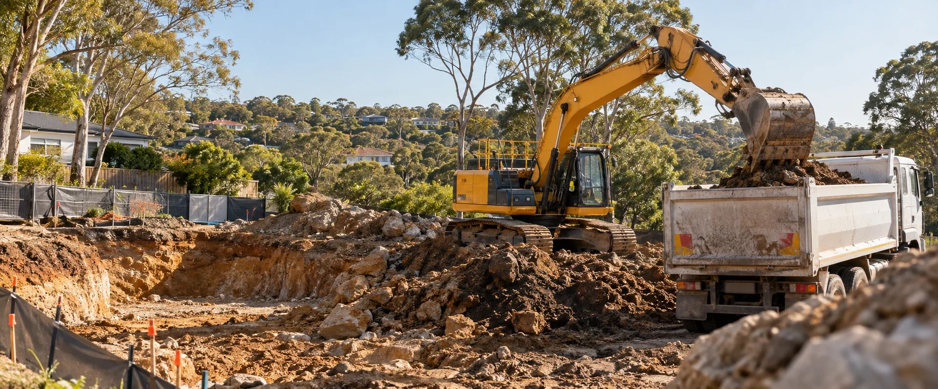 Illustration of site remediation works